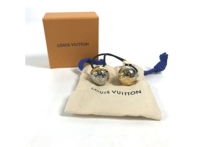 Elastico per capelli Nanogram Planet LV di Louis Vuitton Argento D'oro - vista 11