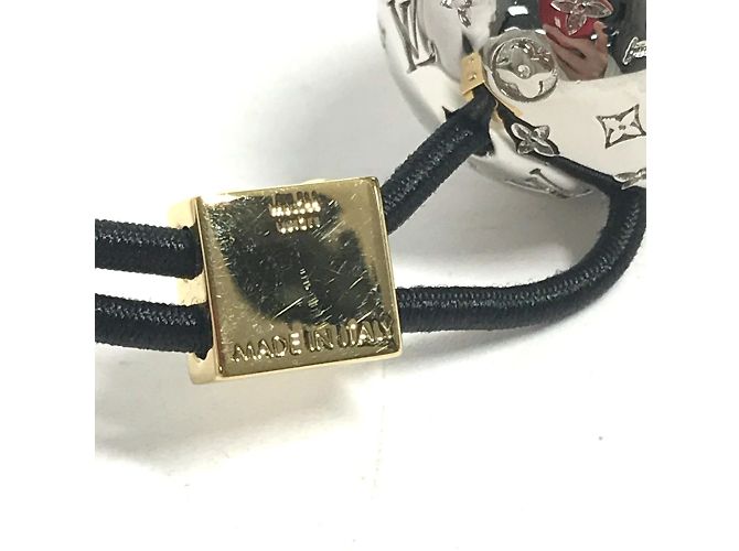 Elastico per capelli Nanogram Planet LV di Louis Vuitton Argento D'oro - vista 9