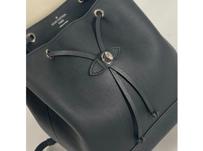 Zaino Lockme di Louis Vuitton Nero Bianco - vista 14