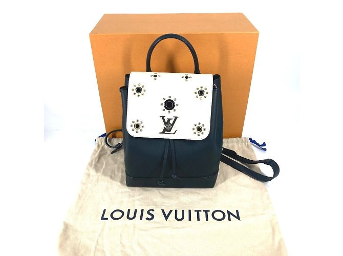 Zaino Lockme di Louis Vuitton Nero Bianco - vista 15
