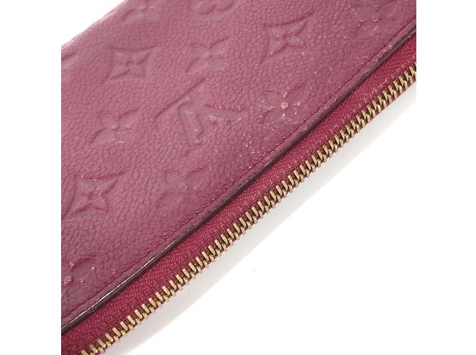 Louis Vuitton Monogram Empreinte Langbörse Rot - Ansicht 3