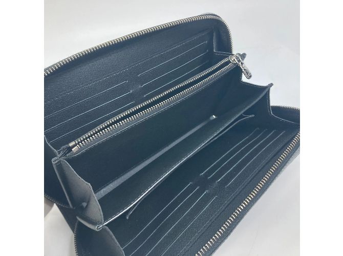 Zippy Louis Vuitton Monogram Eclipse Long Wallet Black - view 10