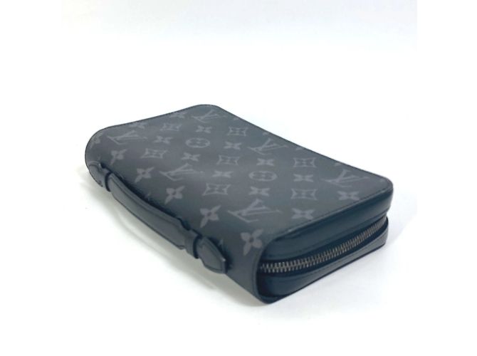Zippy Louis Vuitton Monogram Eclipse Long Wallet Black - view 4