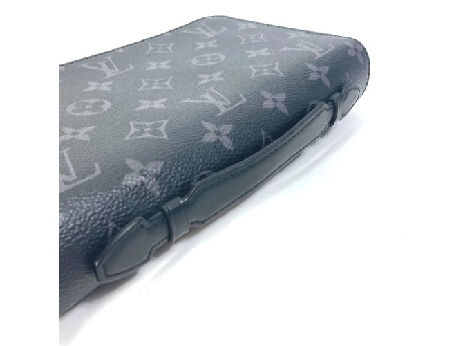 Zippy Louis Vuitton Monogram Eclipse Long Wallet Black - view 5