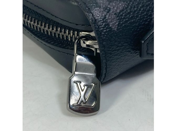 Zippy Louis Vuitton Monogram Eclipse Long Wallet Black - view 6
