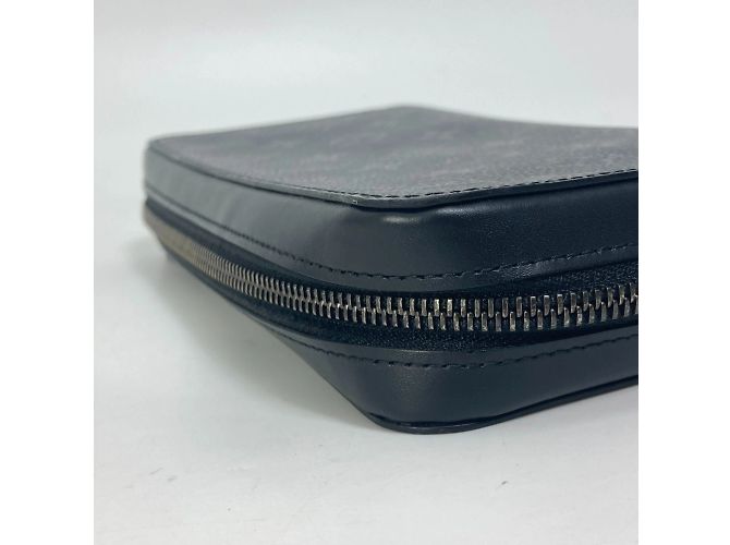 Zippy Louis Vuitton Monogram Eclipse Long Wallet Black - view 7