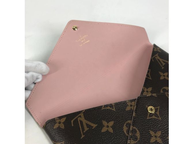 Borsa Clutch Kirigami Monogramma Louis Vuitton Marrone - vista 12