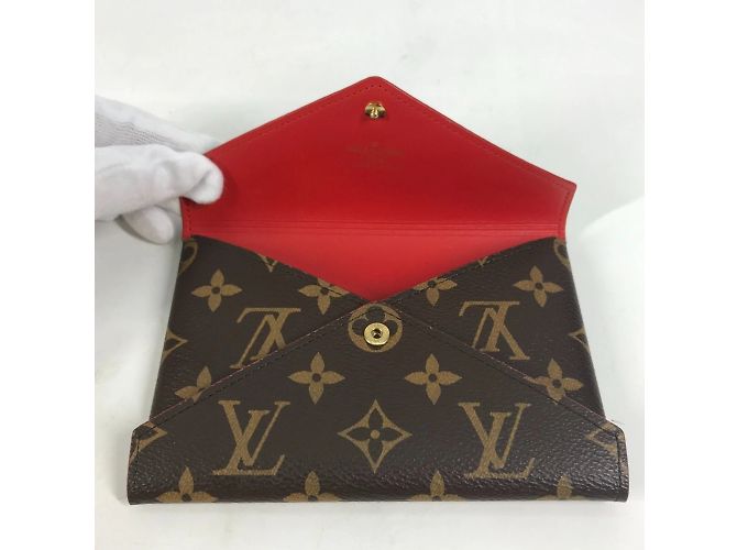 Borsa Clutch Kirigami Monogramma Louis Vuitton Marrone - vista 15