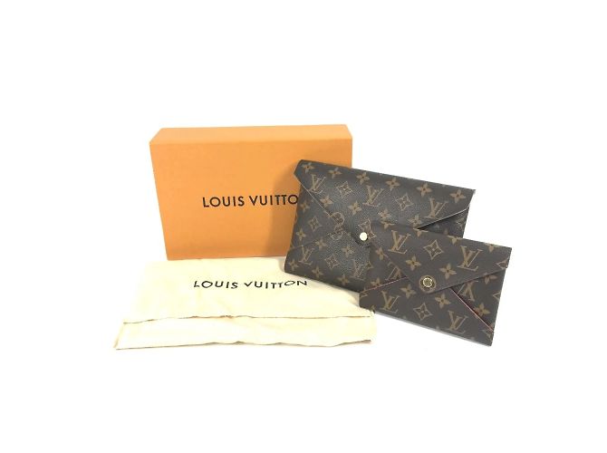 Borsa Clutch Kirigami Monogramma Louis Vuitton Marrone - vista 16