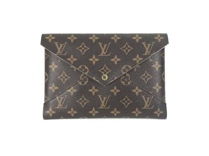 Borsa Clutch Kirigami Monogramma Louis Vuitton Marrone - vista 2