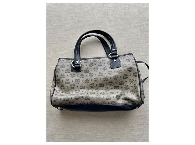 MCM Boston Handtasche Hellbraun Leder - Ansicht 2