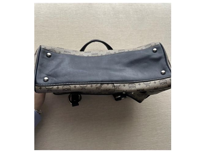 MCM Boston Handtasche Hellbraun Leder - Ansicht 3