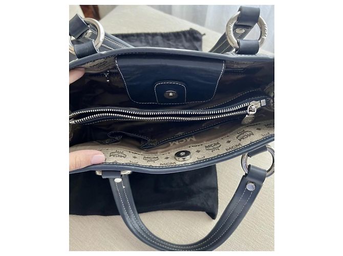 MCM Boston Handtasche Hellbraun Leder - Ansicht 4