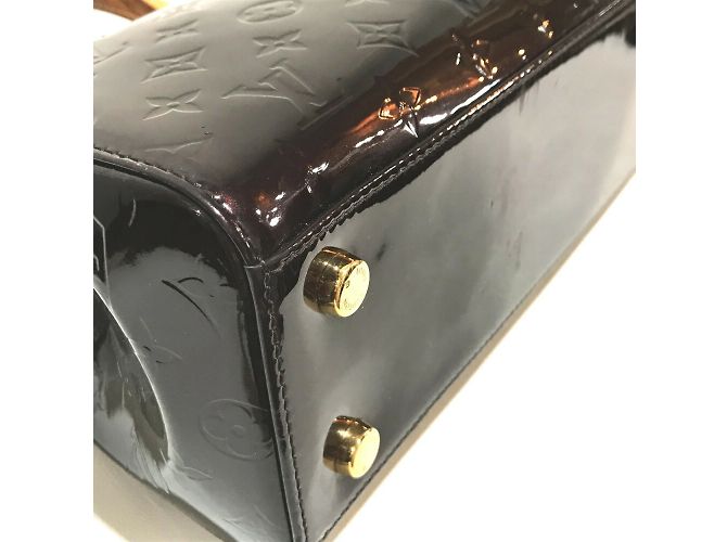 Borsa a Spalla Monogram Vernis MM Louis Vuitton Porpora - vista 4