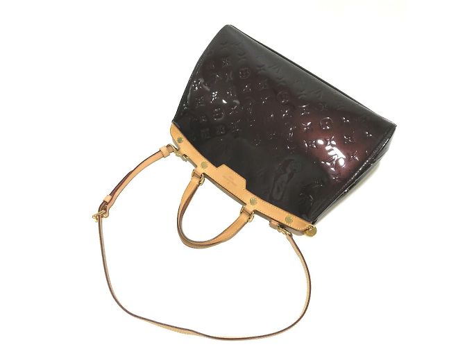 Borsa a Spalla Monogram Vernis MM Louis Vuitton Porpora - vista 6