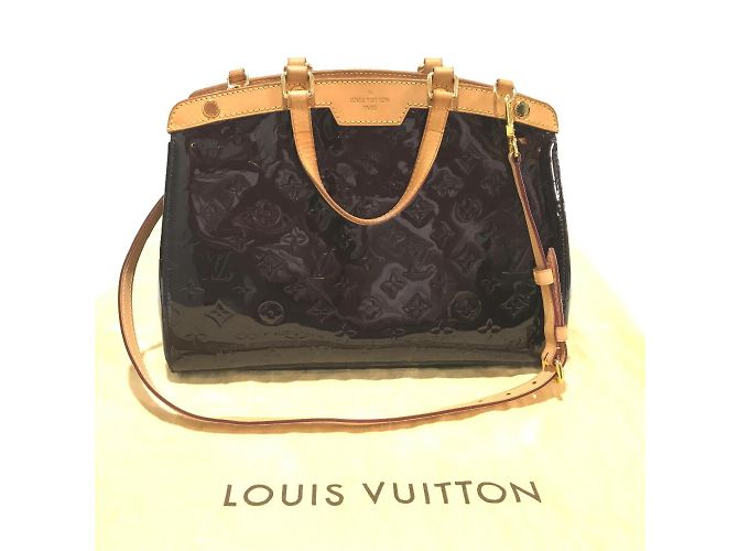Borsa a Spalla Monogram Vernis MM Louis Vuitton Porpora - vista 8