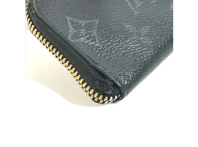 Portamonete Louis Vuitton Monogram Eclipse Nero - vista 12