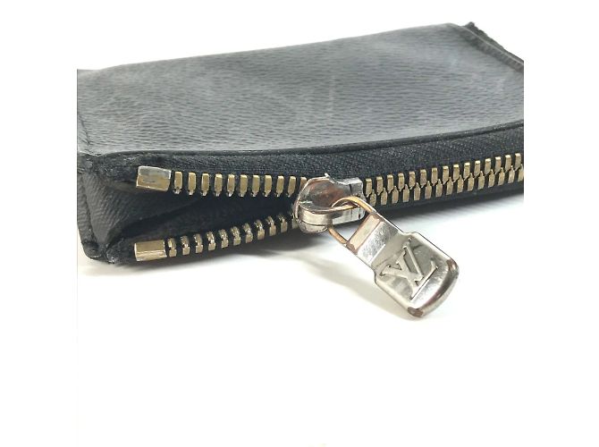 Portamonete Louis Vuitton Monogram Eclipse Nero - vista 8