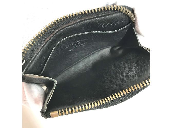 Portamonete Louis Vuitton Monogram Eclipse Nero - vista 9