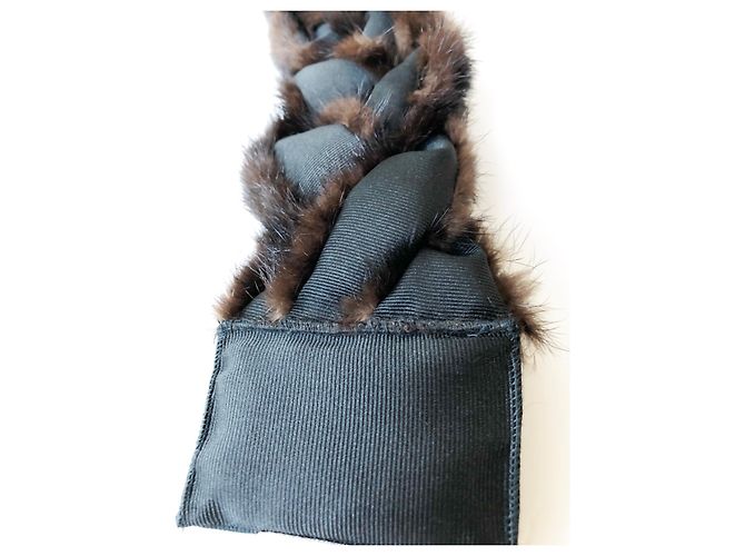 Autre Marque Cappello in pelliccia marrone Mitchie's Matchings - vista 6