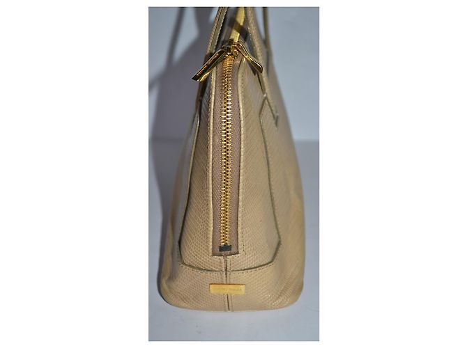 Borsa a mano Bruno Magli in pelle beige - vista 2