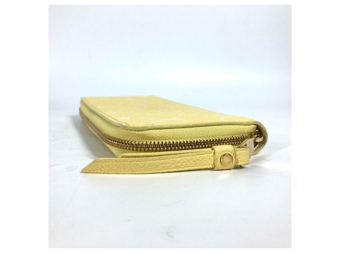 Cartera larga Monogram Empreinte Louis Vuitton Amarillo - vista 2