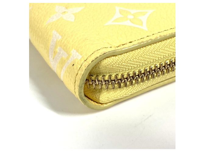 Cartera larga Monogram Empreinte Louis Vuitton Amarillo - vista 4