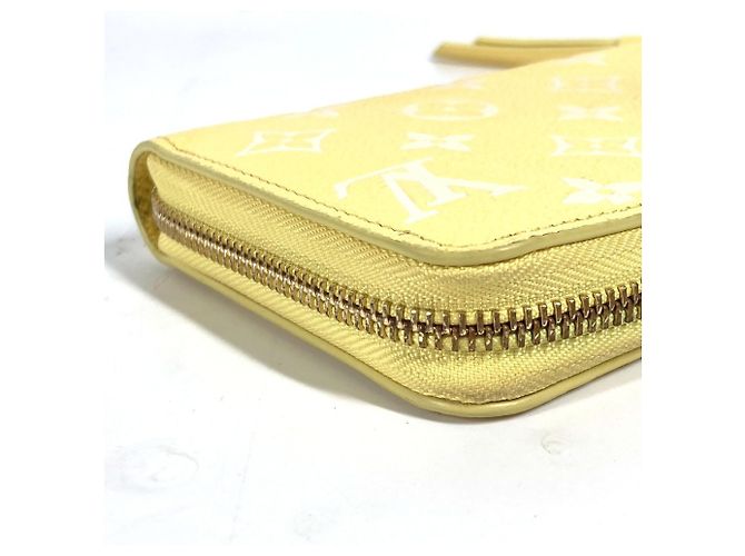 Cartera larga Monogram Empreinte Louis Vuitton Amarillo - vista 5