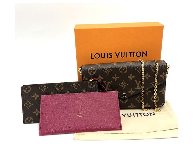 Borsa a Spalla Pochette Felicie Louis Vuitton Marrone - vista 16