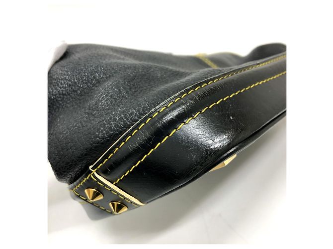 Borsa Tote Louis Vuitton Suhali Lockit PM Nero - vista 12