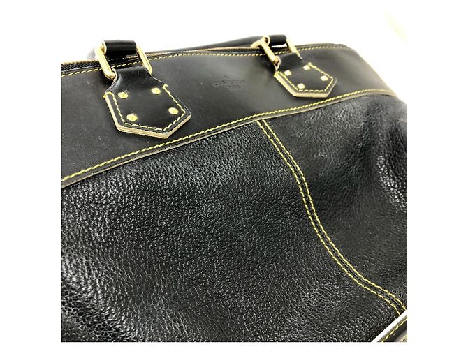 Borsa Tote Louis Vuitton Suhali Lockit PM Nero - vista 13