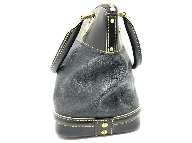Borsa Tote Louis Vuitton Suhali Lockit PM Nero - vista 2