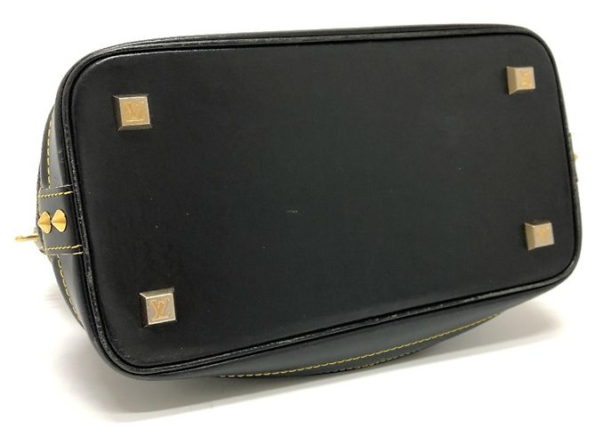 Borsa Tote Louis Vuitton Suhali Lockit PM Nero - vista 5