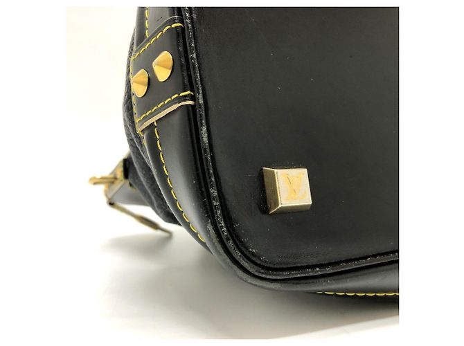 Borsa Tote Louis Vuitton Suhali Lockit PM Nero - vista 6