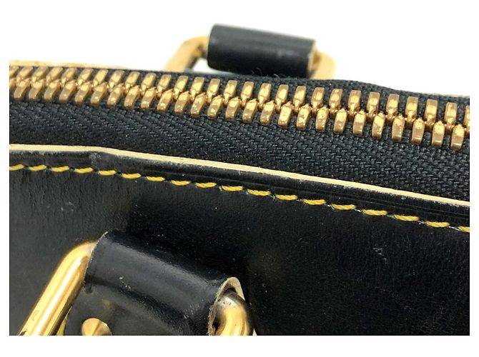 Borsa Tote Louis Vuitton Suhali Lockit PM Nero - vista 9