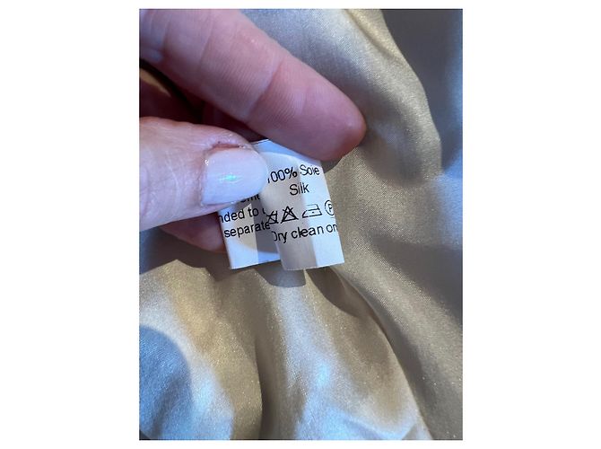 Blazer Thierry Mugler de seda estampado leopardo marrón Castaño - vista 8