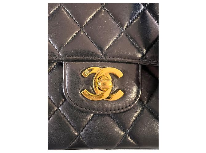 Borsa Twin Flap Chanel Nero - vista 3