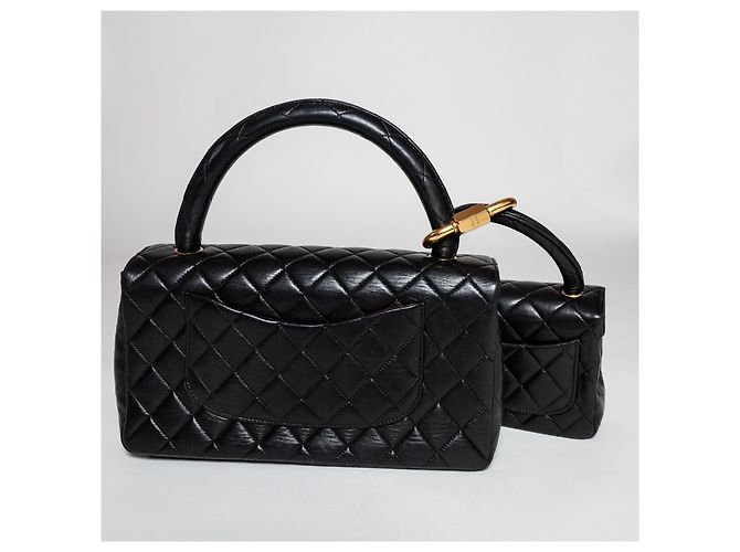 Borsa Twin Flap Chanel Nero - Ansicht 8