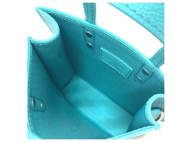 Borsa a Spalla Sac Plat XS Damier Checkerboard Louis Vuitton Blu - vista 9