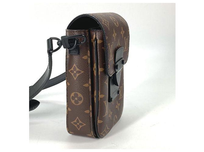 Pochette verticale indossabile S-Lock Monogram Louis Vuitton Marrone - vista 3