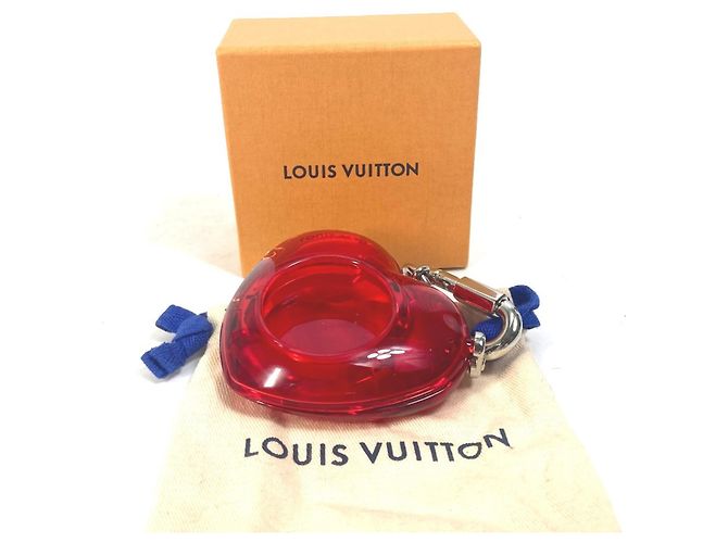 Portachiavi in plastica rossa Louis Vuitton Rosso - vista 10