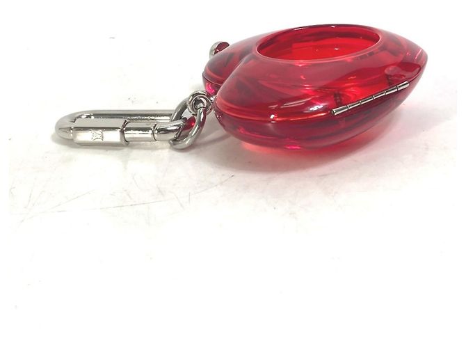 Portachiavi in plastica rossa Louis Vuitton Rosso - vista 3