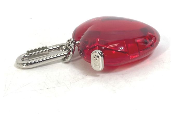 Portachiavi in plastica rossa Louis Vuitton Rosso - vista 4
