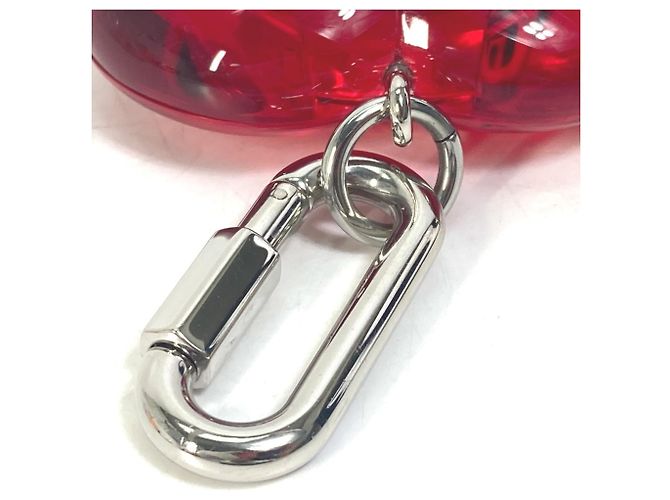 Portachiavi in plastica rossa Louis Vuitton Rosso - vista 6