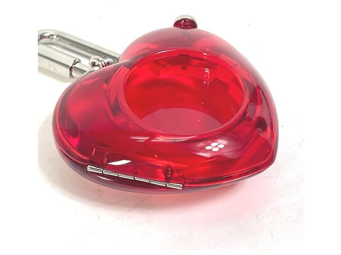 Portachiavi in plastica rossa Louis Vuitton Rosso - vista 7