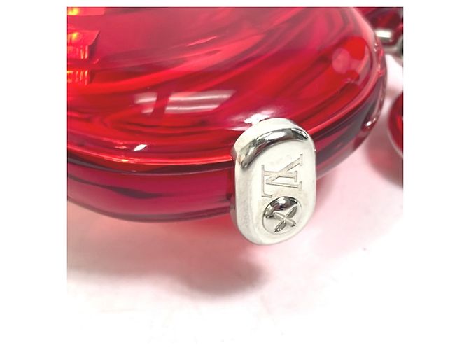 Portachiavi in plastica rossa Louis Vuitton Rosso - vista 8