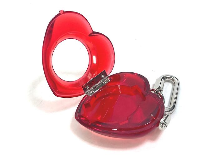 Portachiavi in plastica rossa Louis Vuitton Rosso - vista 9