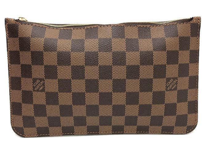 Borsa tote Louis Vuitton Neverfull MM Marrone - vista 10