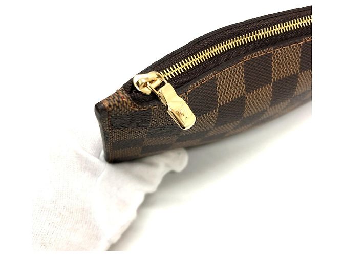 Borsa tote Louis Vuitton Neverfull MM Marrone - vista 11
