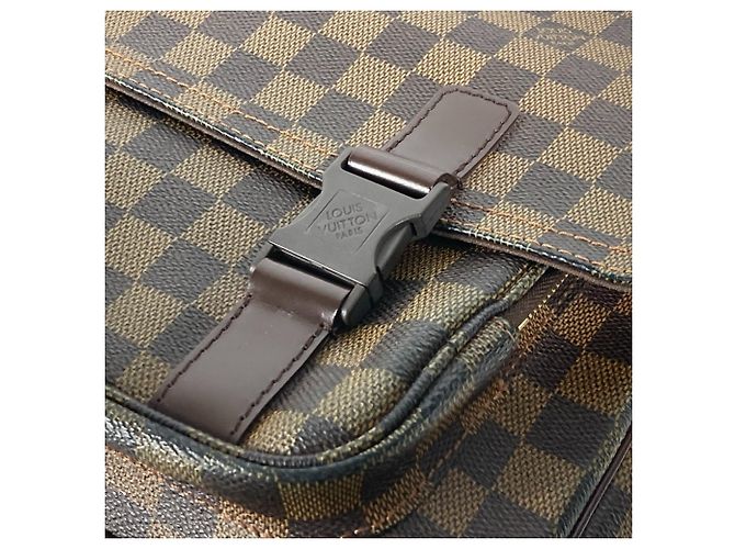 Borsa Mervil Damier Louis Vuitton Marrone - vista 9